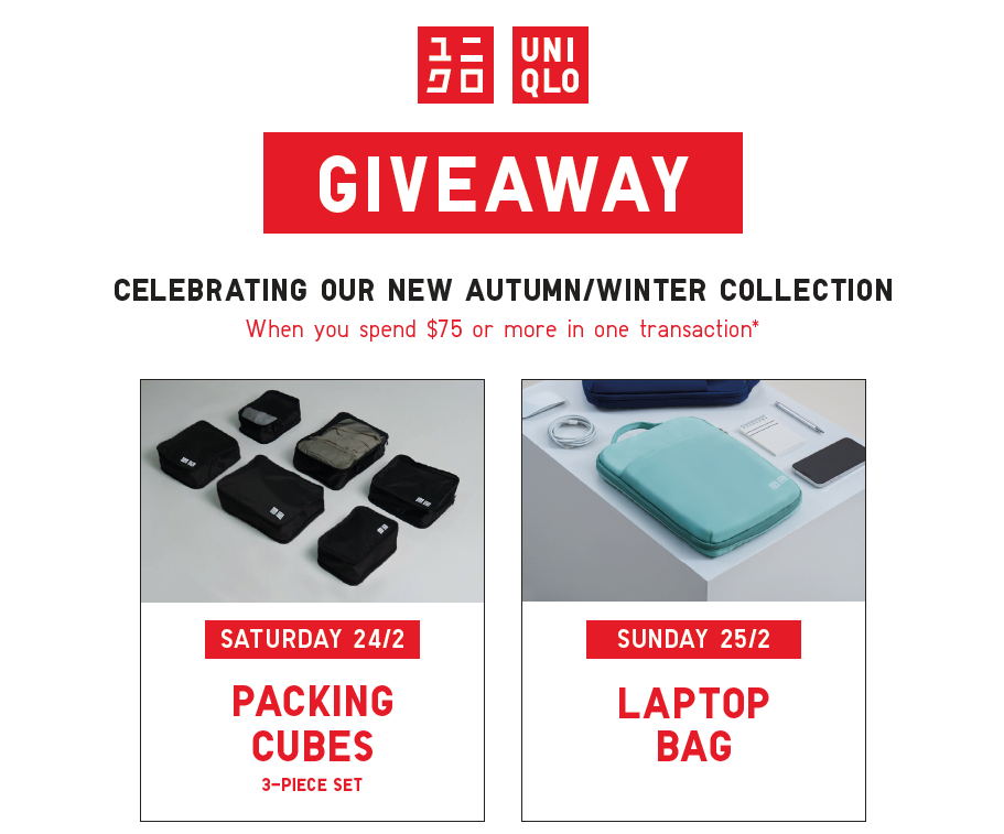 Uniqlo cheap packing cubes